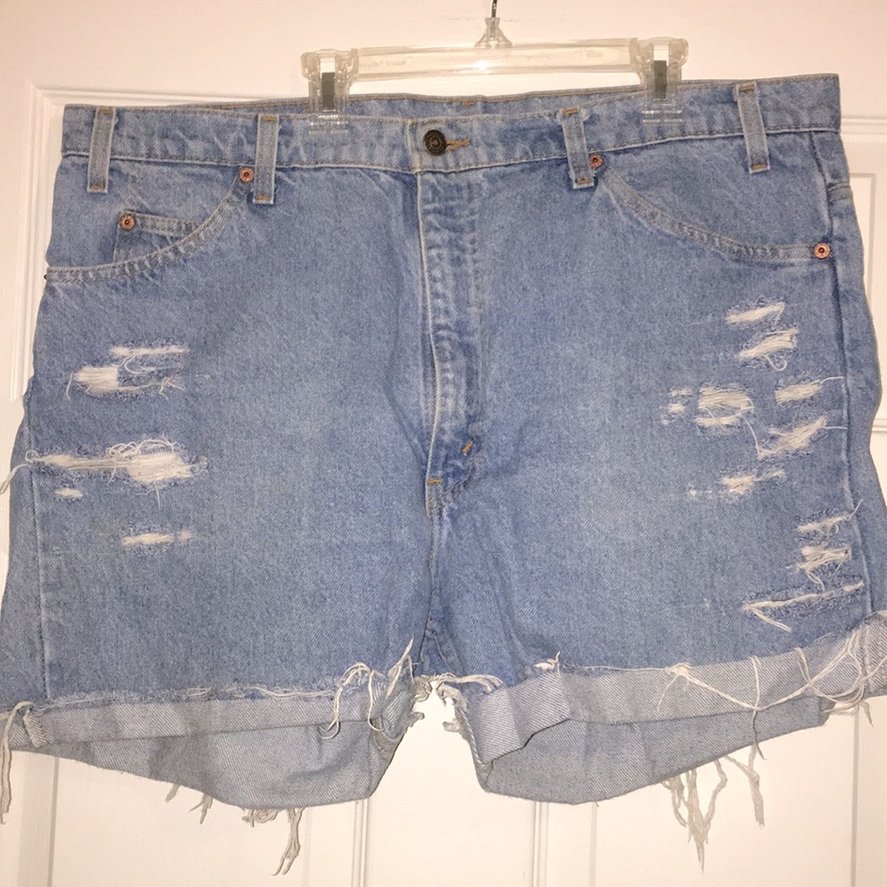 Cute jean shorts!